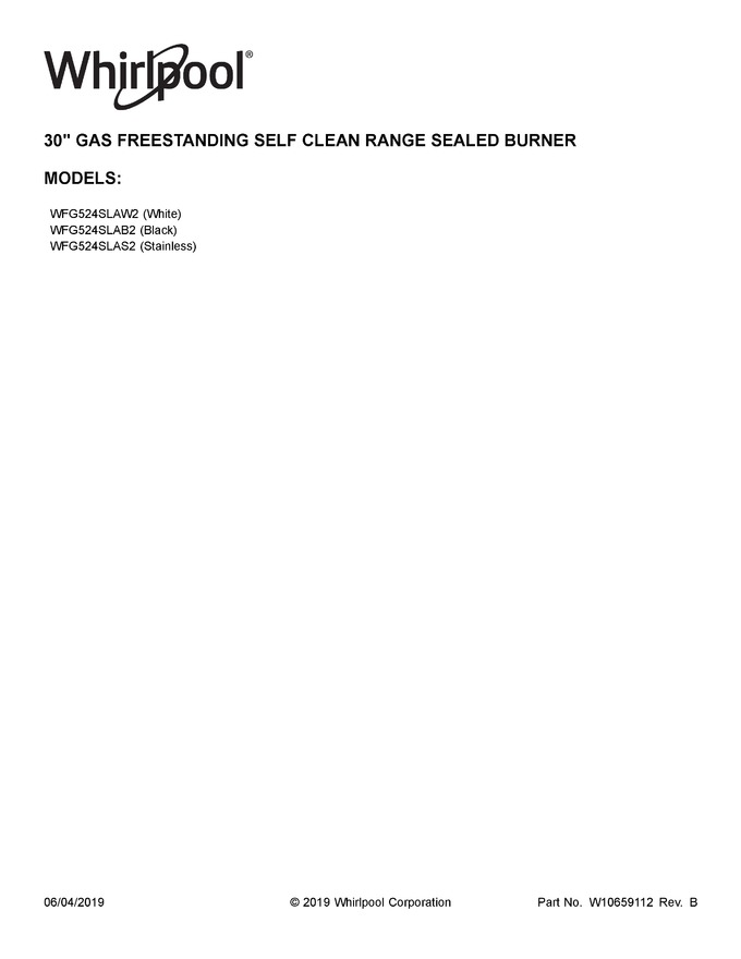 Diagram for WFG524SLAS2