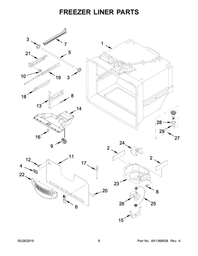 Diagram for WRB329DFBB01