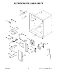 Diagram for 03 - Refrigerator Liner Parts