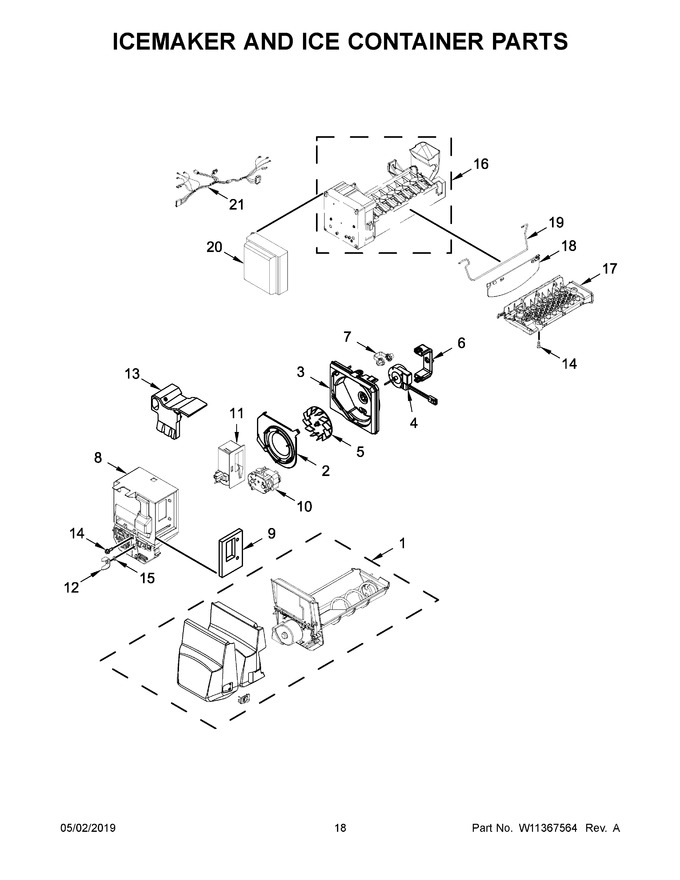 Diagram for WRF550CDHZ02