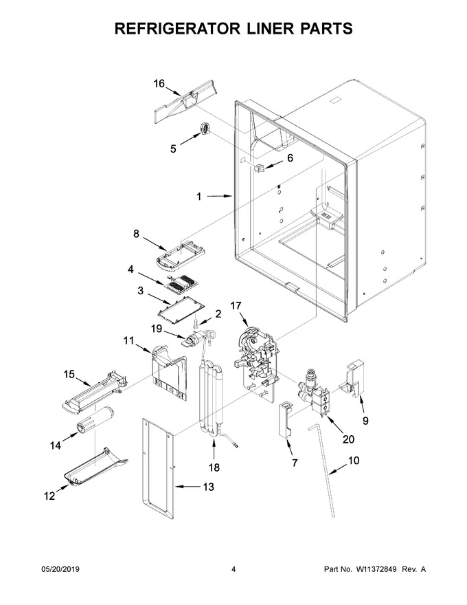 Diagram for WRX735SDHZ01