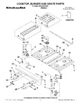 Diagram for 01 - Cooktop, Burner And Grate Parts
