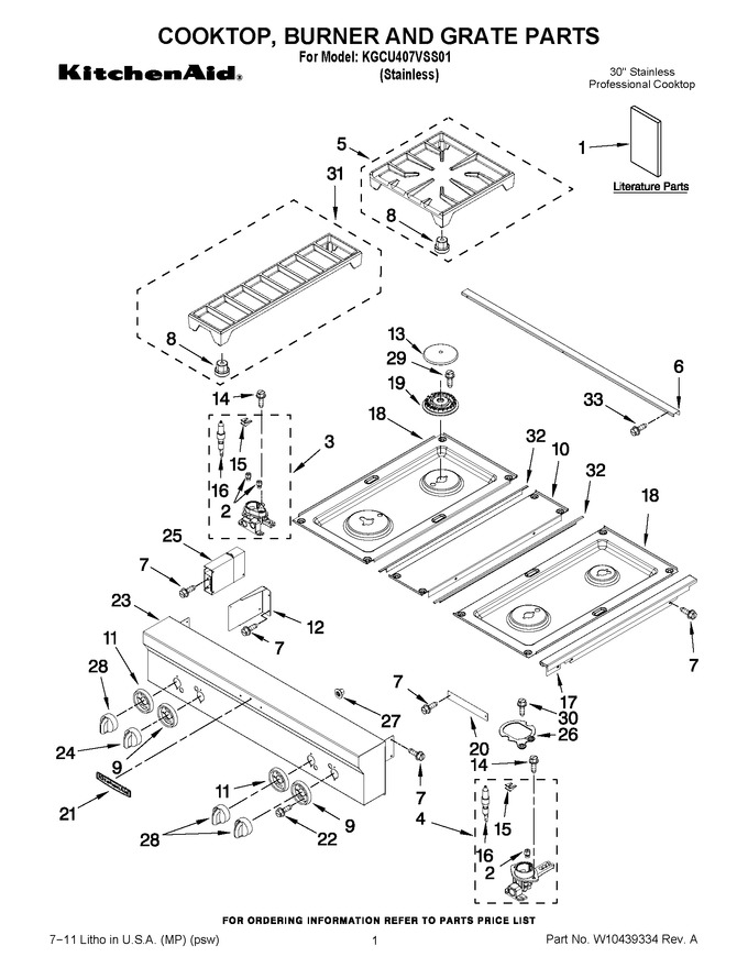 Diagram for KGCU407VSS01