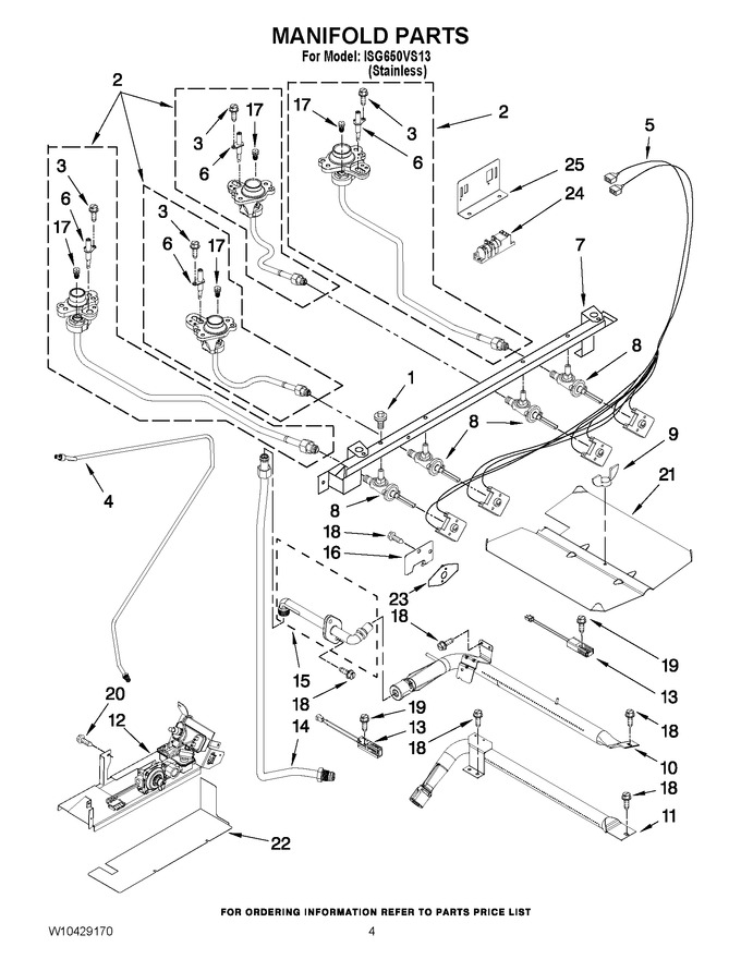 Diagram for ISG650VS13