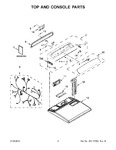 Diagram for 02 - Top And Console Parts
