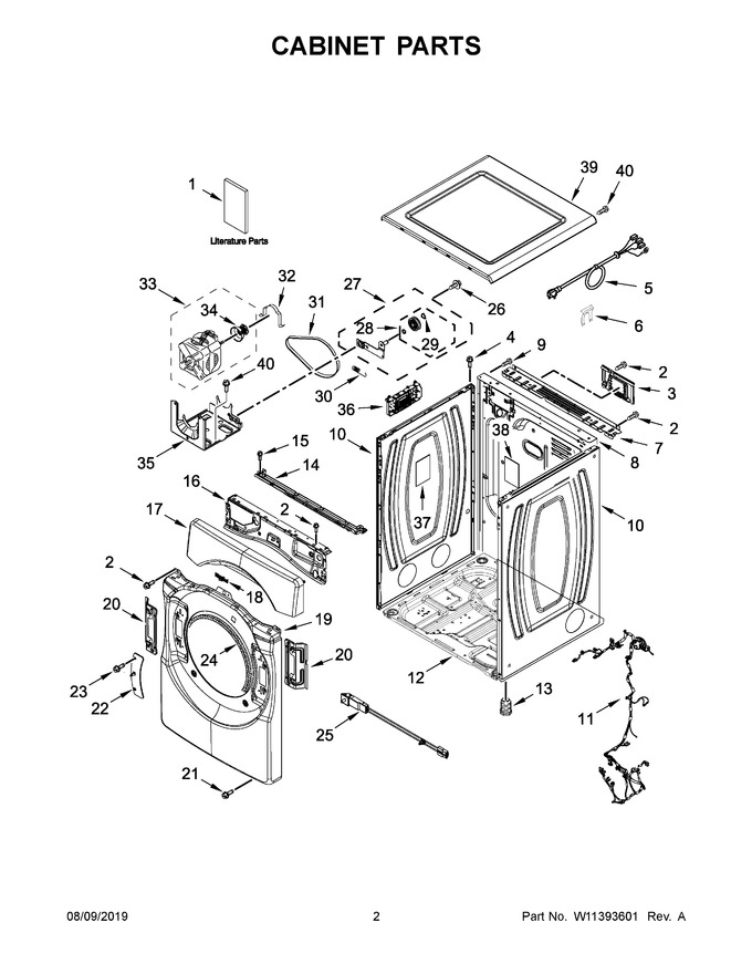 Diagram for YWED9620HW1