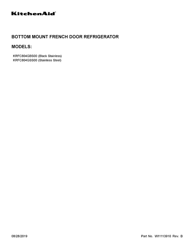 Diagram for KRFC804GBS00