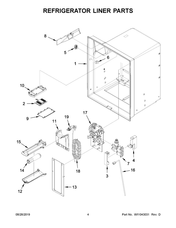 Diagram for WRF555SDHW00