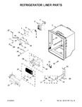 Diagram for 03 - Refrigerator Liner Parts