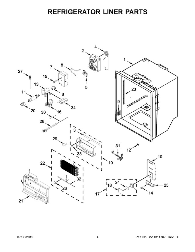 Diagram for WRF954CIHZ01