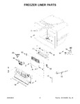 Diagram for 04 - Freezer Liner Parts