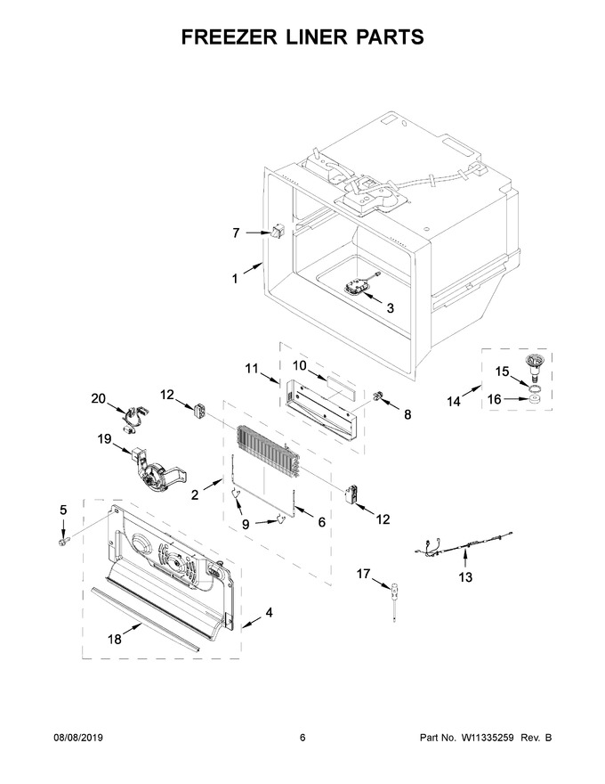 Diagram for WRF954CIHZ02