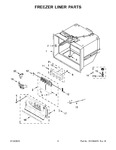 Diagram for 04 - Freezer Liner Parts