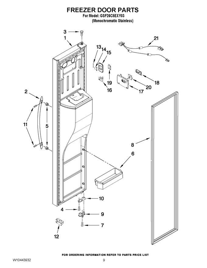 Diagram for GSF26C5EXY03
