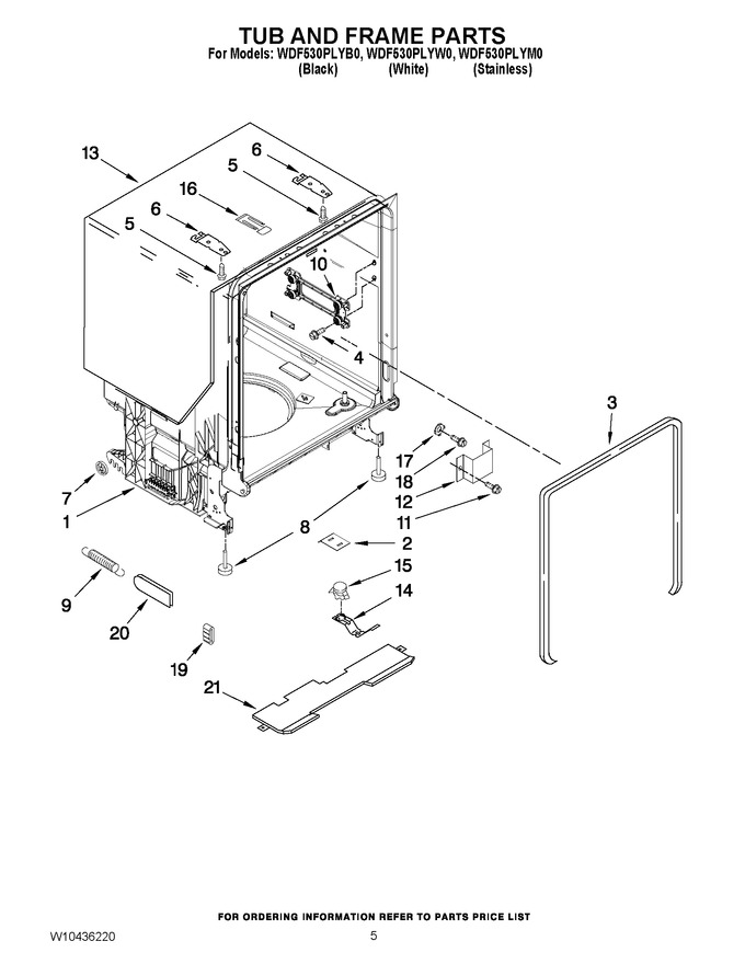 Diagram for WDF530PLYM0