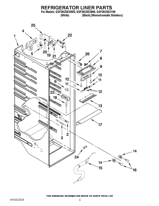 Diagram for GSF26C5EXW00