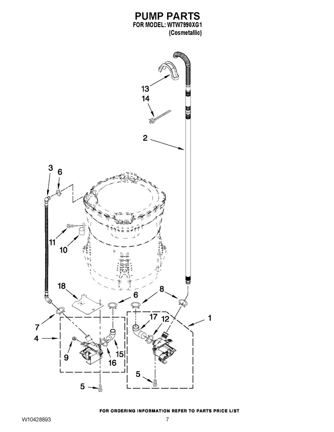 Diagram for WTW7990XG1