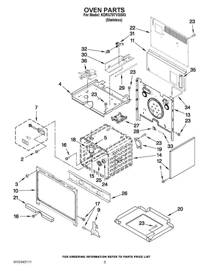 Diagram for KDRU707VSS03