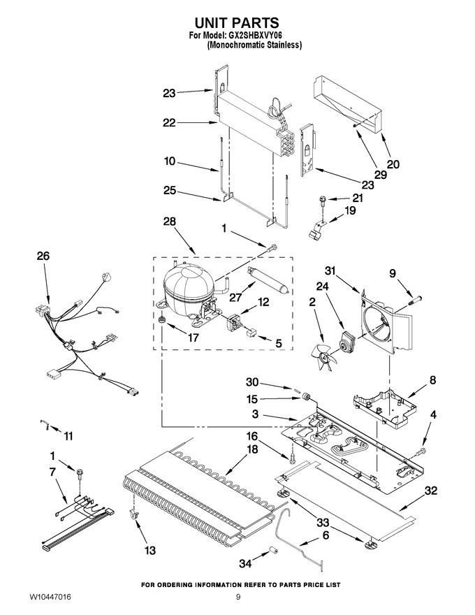 Diagram for GX2SHBXVY06