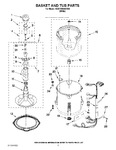 Diagram for 03 - Basket And Tub Parts