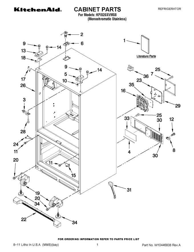 Diagram for KFIS20XVMS8