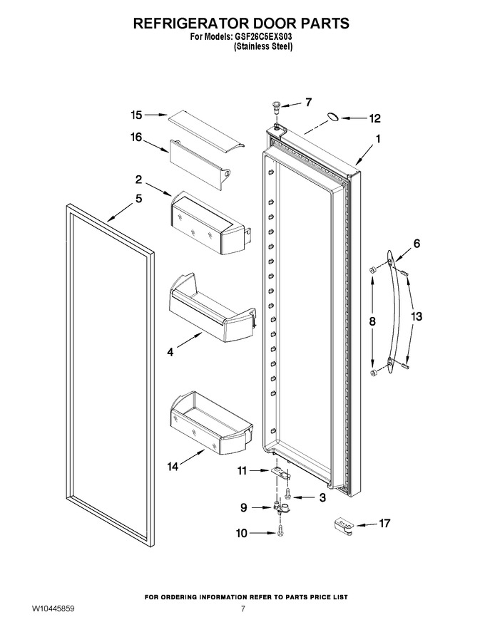 Diagram for GSF26C5EXS03
