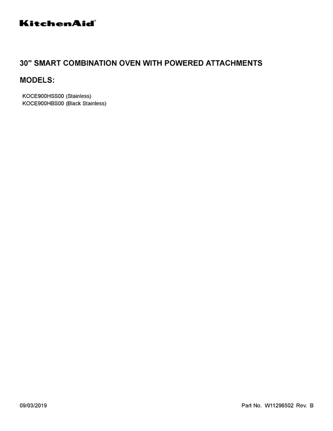 Diagram for KOCE900HSS00