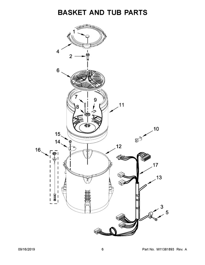 Diagram for WTW5000DW3