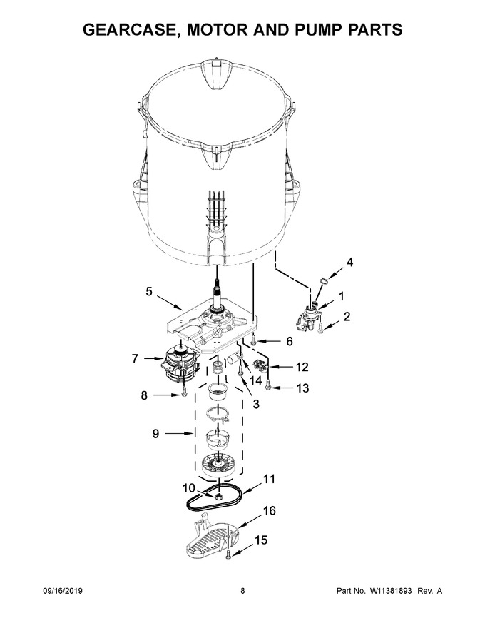 Diagram for WTW5000DW3