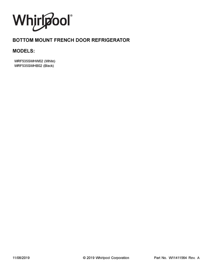 Diagram for WRF535SWHB02