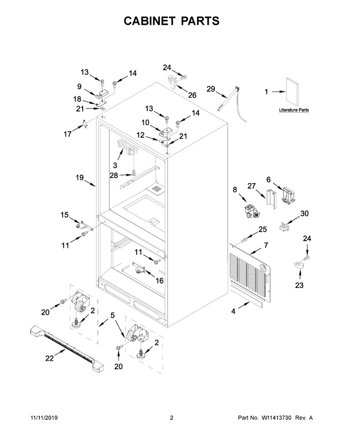 Diagram for WRFA35SWHZ03