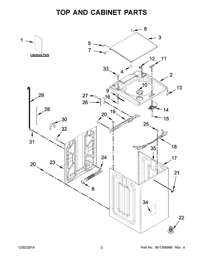 Diagram for WTW8500DW6