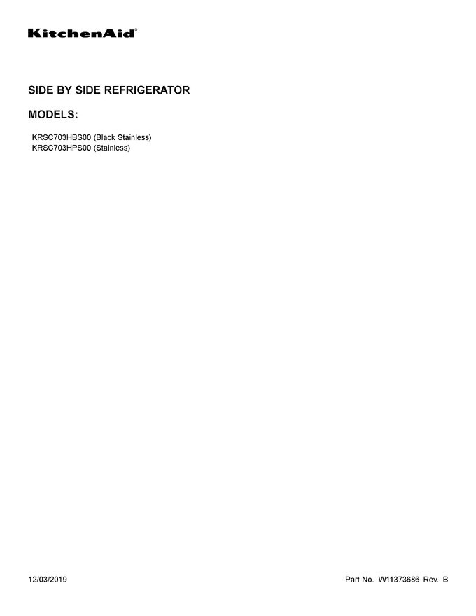 Diagram for KRSC703HBS00