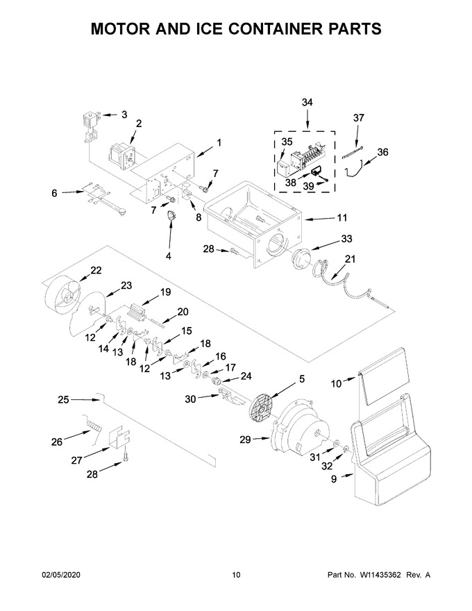 Diagram for WRS325SDHW04