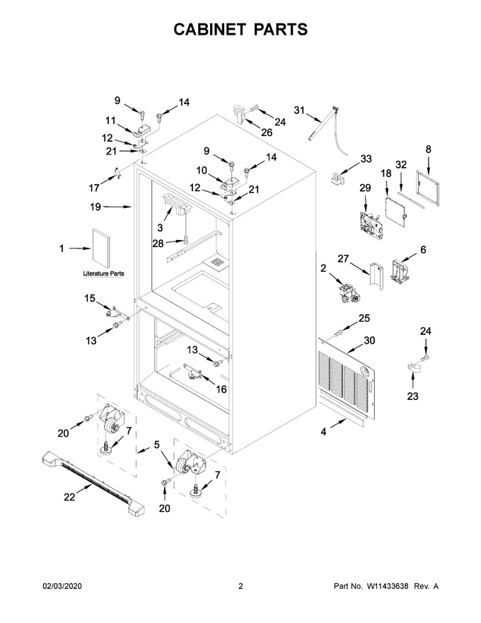 Diagram for WRF540CWHZ03