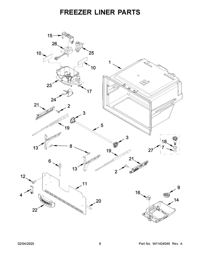 Diagram for WRF550CDHZ03