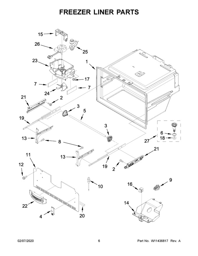 Diagram for WRF555SDHB02