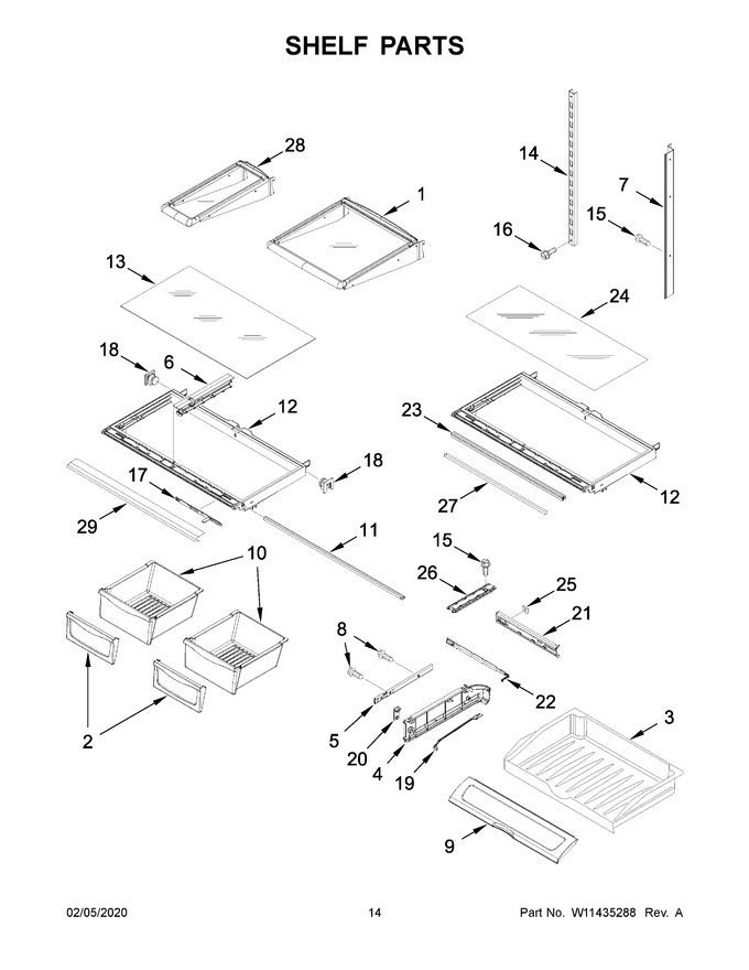 Diagram for WRF555SDHV03