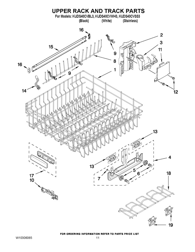Diagram for KUDS40CVWH3