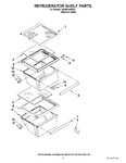 Diagram for 03 - Refrigerator Shelf Parts