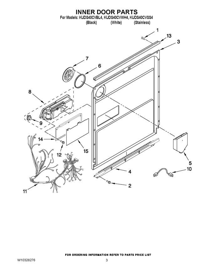Diagram for KUDS40CVWH4