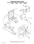 Diagram for 07 - Dispenser Front Parts