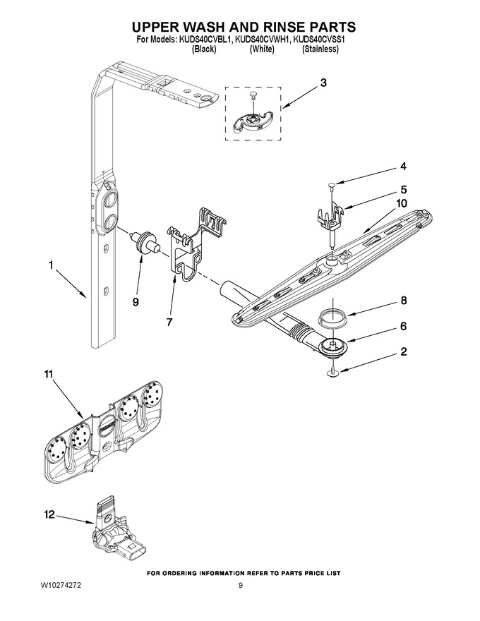 Diagram for KUDS40CVWH1