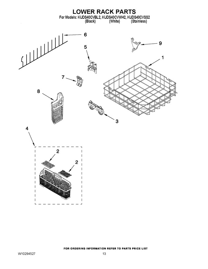 Diagram for KUDS40CVWH2