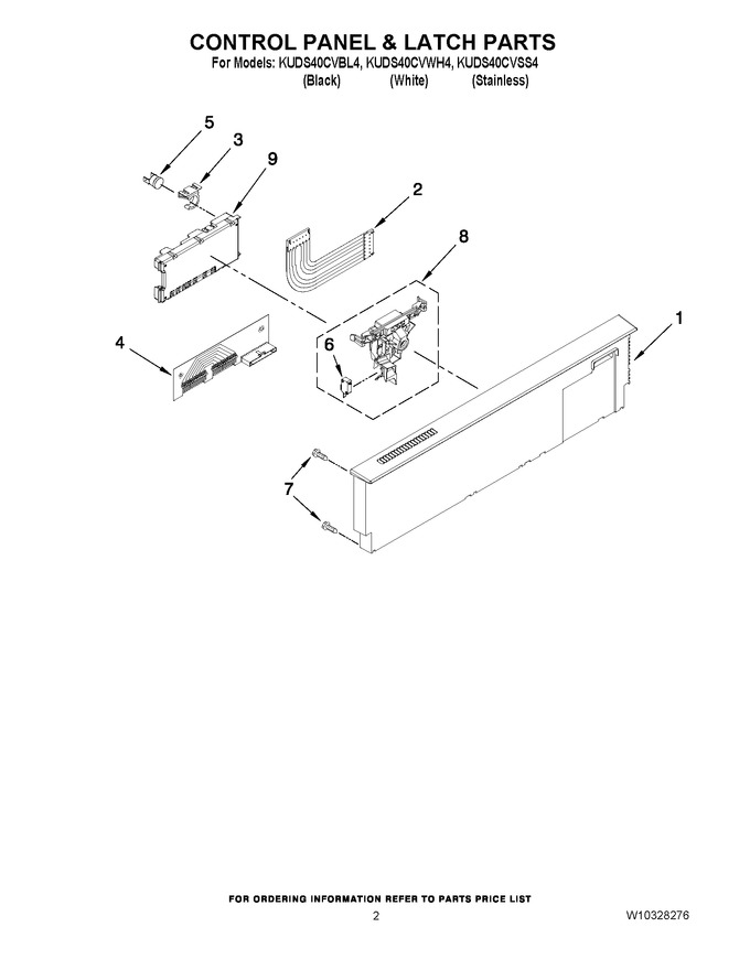 Diagram for KUDS40CVWH4