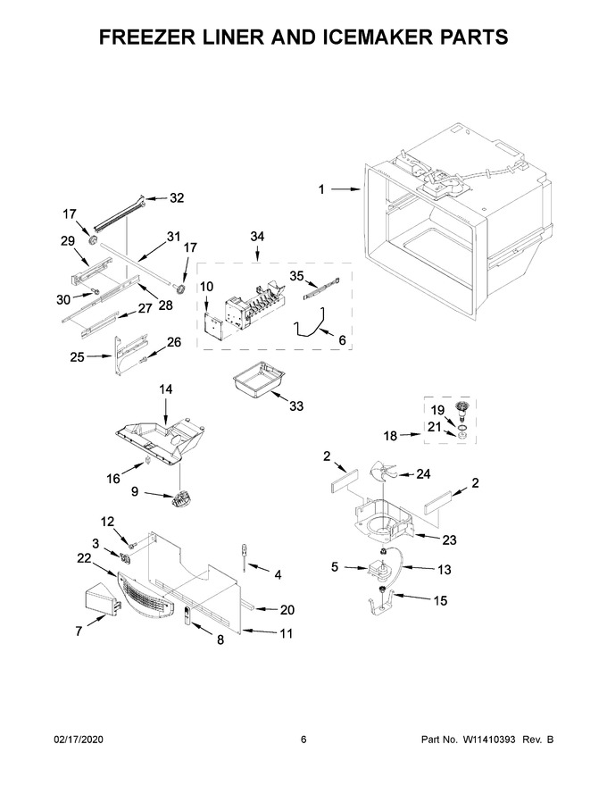 Diagram for KRFF305EWH03