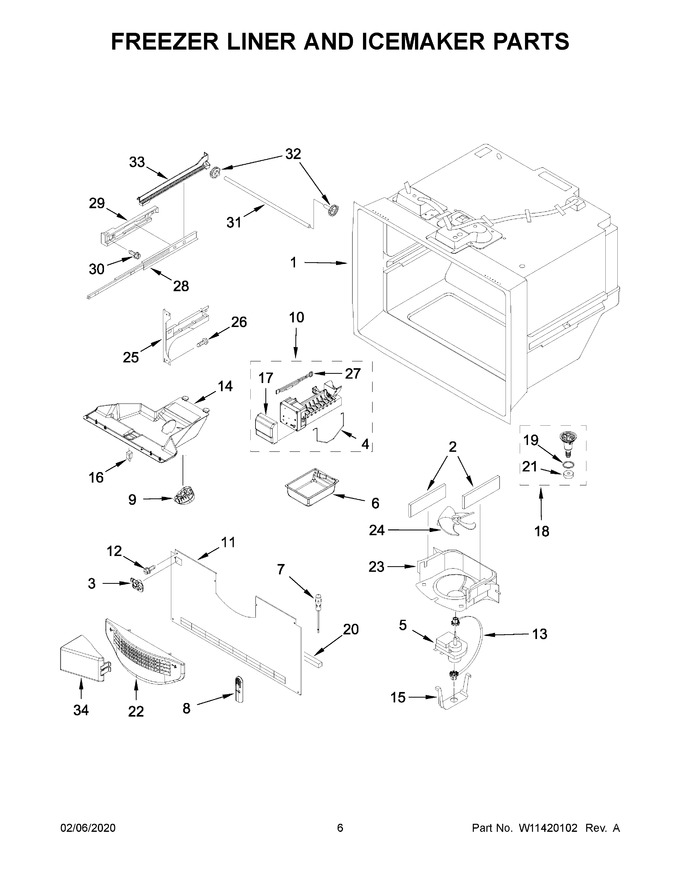 Diagram for WRF535SMHZ04