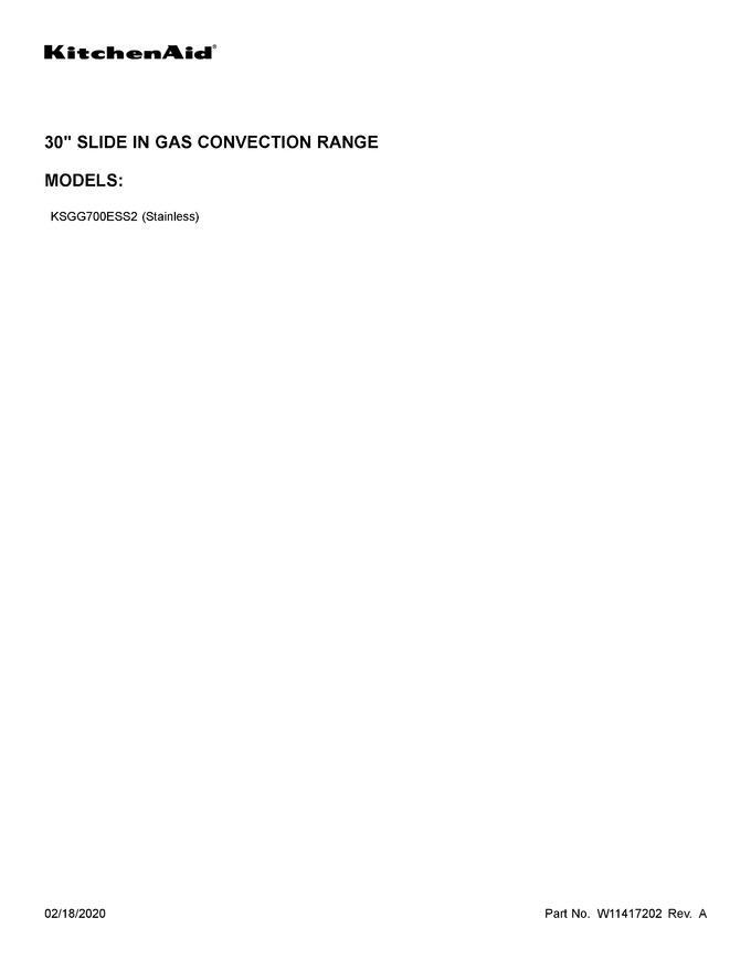 Diagram for KSGG700ESS2