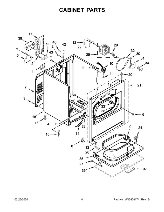 Diagram for WED5000DW2