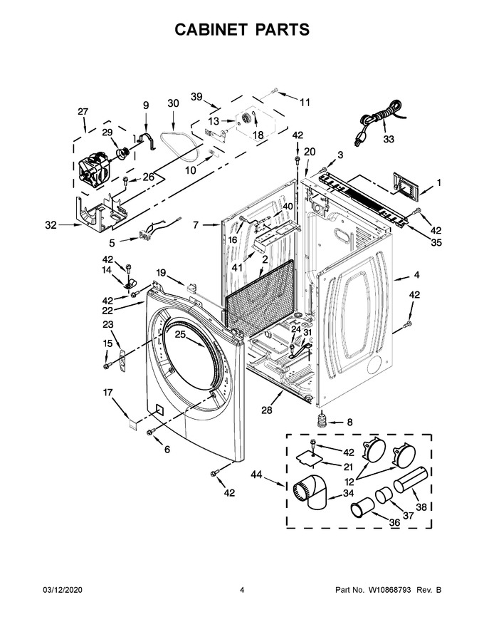Diagram for WGD75HEFW0